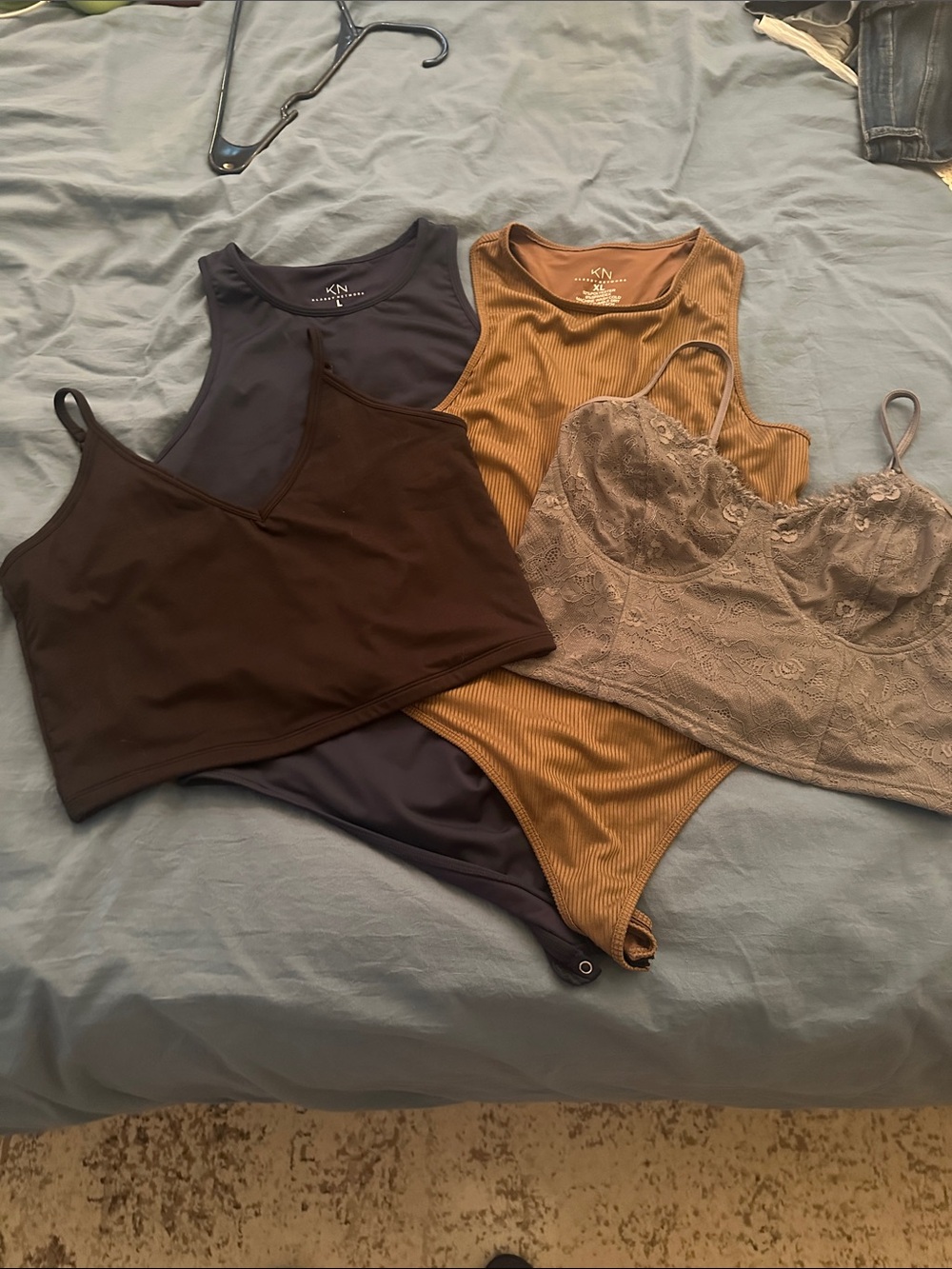 Bundle of Klassy network tops and Brami suits